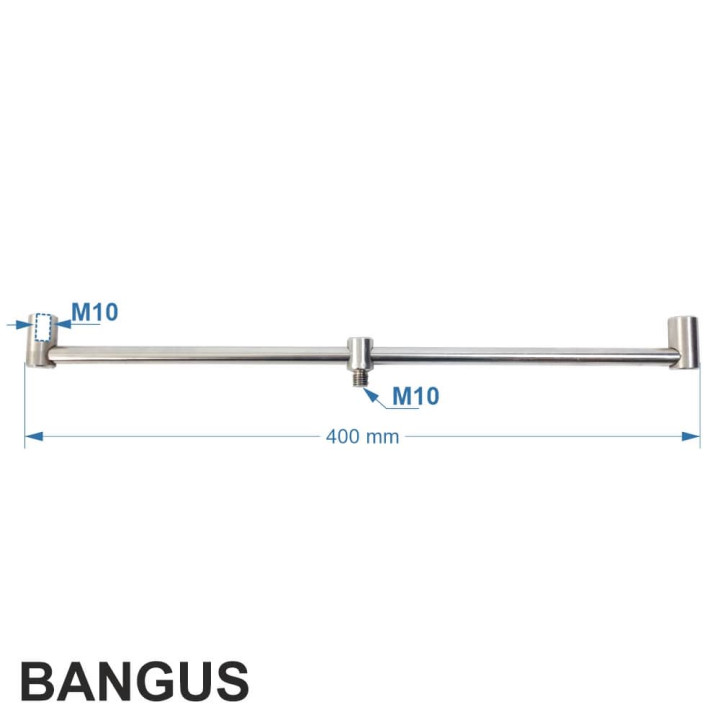 Буз-бар для 2х удилищ из нержавейки BANGUS