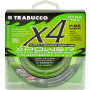 Шнур Trabucco X4 Power 150м 0,063мм 2,72кг салатово-желтый (054-31-060)